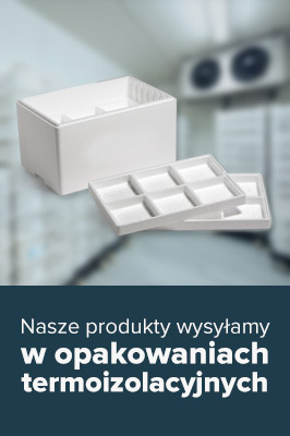 Produkty wysyłamy w opakowaniach termoizolacyjnych
